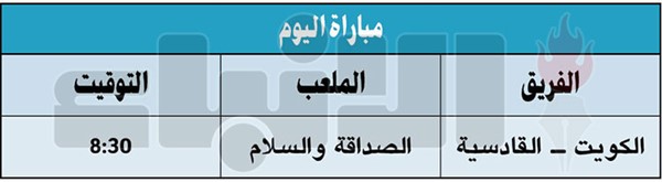 الكويت والقادسية.. «انطلاقة جماهيرية لدوري زين»