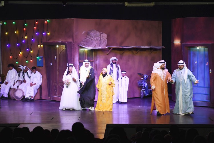 جانب من المسرحية