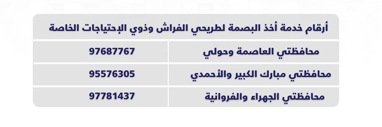 «الداخلية»: تخصيص 3 أرقام لاستقبال طلبات إجراء البصمة البيومترية لطريحي الفراش وذوي الاحتياجات في المحافظات