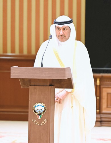 المستشار صالح رشيد سالم الرقدان يؤدي اليمين الدستورية بمناسبة تعيينه نائب رئيس محكمة التمييز