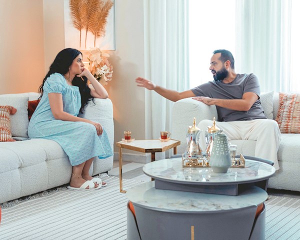 فيصل المزعل وغادة الكندري