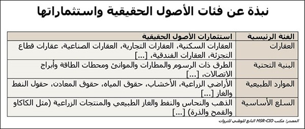 «الوطني للثروات»: الأصول الحقيقية خط دفاع قوي أمام ارتفاع الأسعار