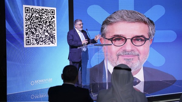 علي خليل الرئيس التنفيذي لـ«المركز» يلقي كلمته الترحيبية