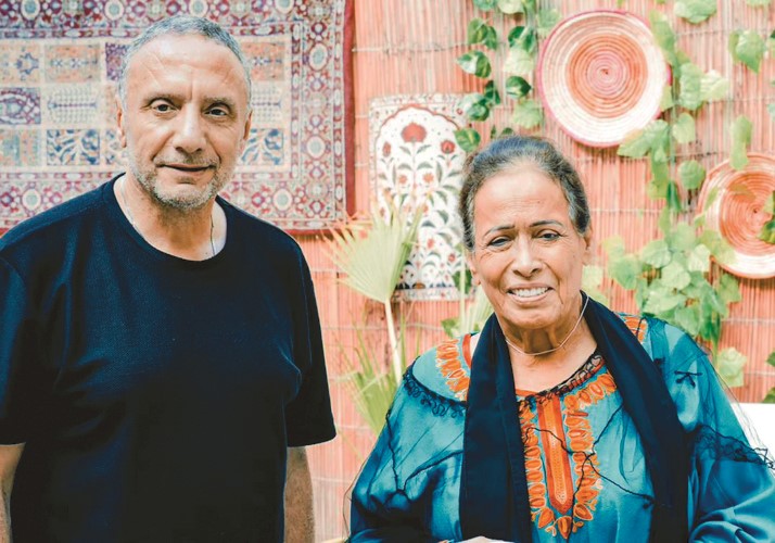 باسل الخطيب والفنانة القديرة حياة الفهد