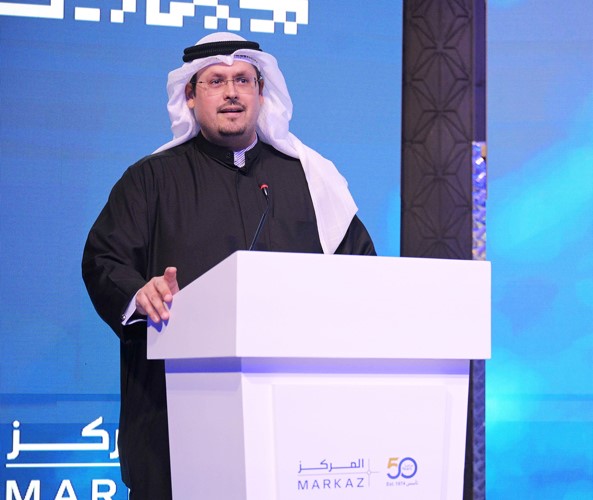 نائب رئيس الاستشارات الاستثمارية في المركز الشيخ حمود صلاح الصباح متحدثا عن الأسواق الخاصة