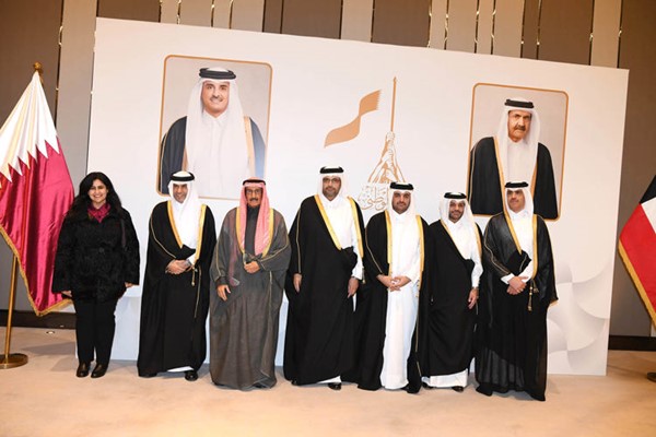 الشيخ د.إبراهيم الدعيج مباركا بالعيد الوطني القطري