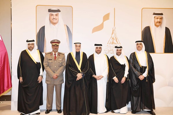 أحمد السعدون مباركا بمناسبة العيد الوطني القطري