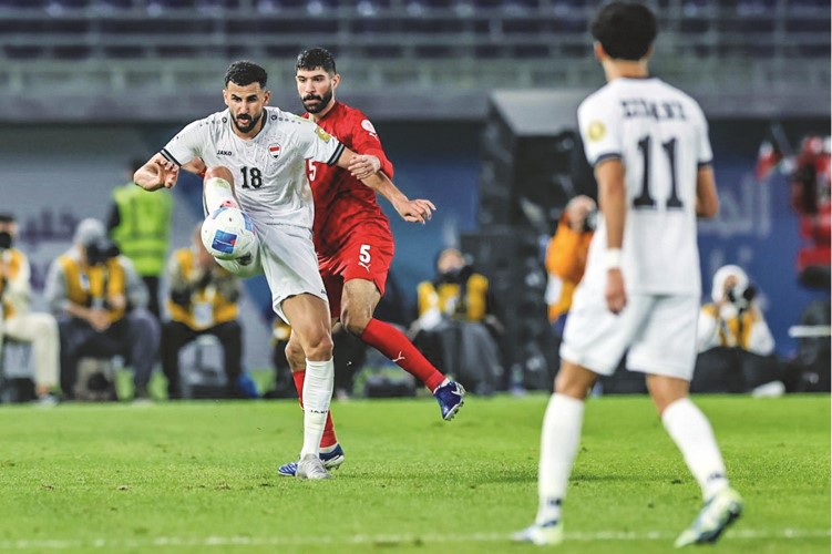 مهاجم المنتخب العراقي أيمن حسين