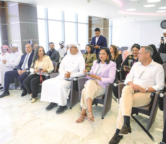 جانب من مؤتمر إطلاق Aura Mobile بالتعاون مع الشايع