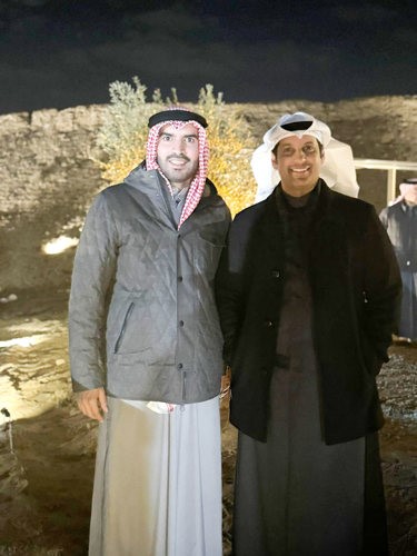 الوزير عبدالرحمن المطيري ومزيد فيصل المسعود