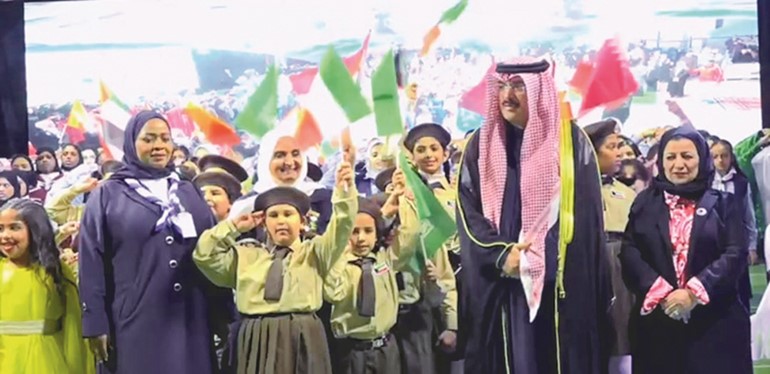 وزير التربية م.سيد جلال الطبطبائي خلال حفل افتتاح مخيم السلام 28