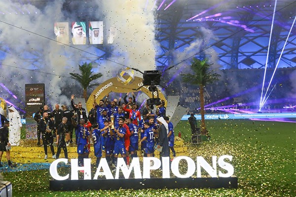 النصر بطلاً لـ «السوبر الإماراتي- القطري» باكتساح "قطر" بخماسية