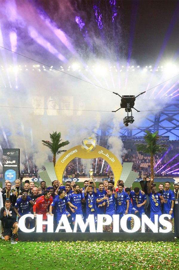 النصر بطلاً لـ «السوبر الإماراتي- القطري» باكتساح "قطر" بخماسية