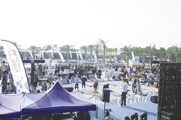 جانب من الفعالية في مزرعة دار شيخة