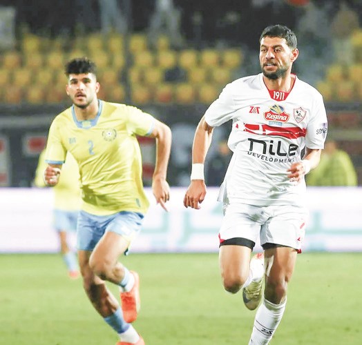 جانب من مباراة الزمالك والإسماعيلي