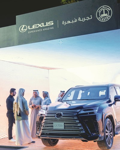 «الساير» و«لكزس» تكشفان النقاب عن LX 700h الجديدة كلياً