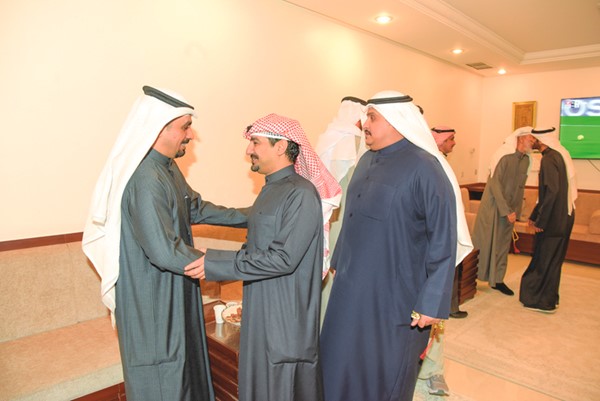 ناصر الجدعان يتلقى التهاني