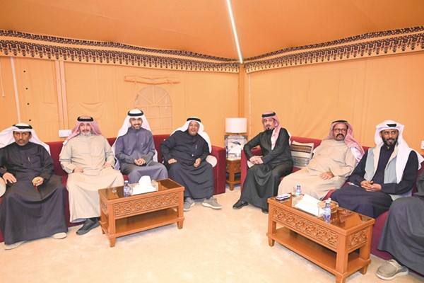 خالد المطيري مع المباركين بشهر رمضان