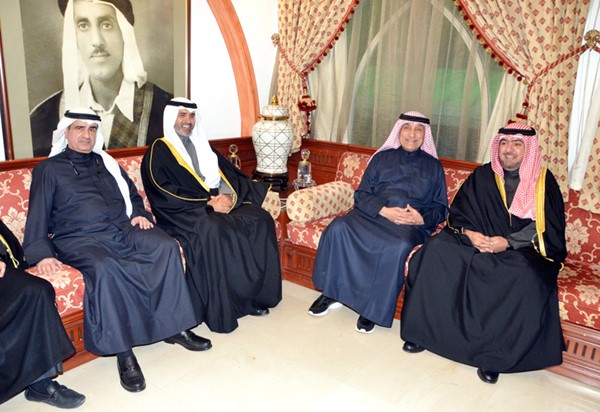 الشيخ ثامر العلي يهنئ فيصل جاسم البرجس ومحمد عبدالمحسن البرجس