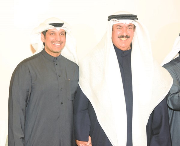 علي المضف مهنئا عبدالرحمن المطيري بالشهر الفضيل