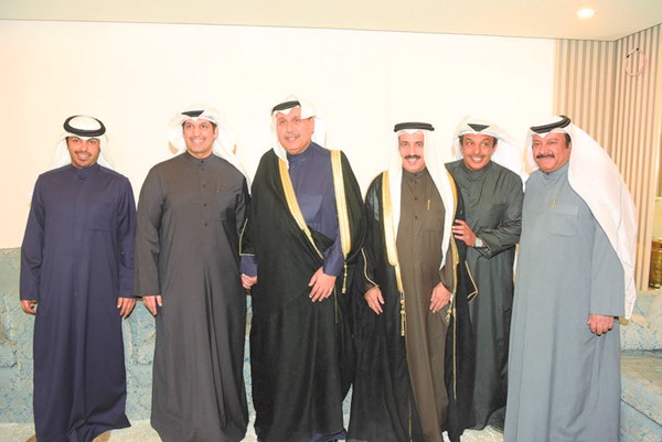 الشيخ حمد جابر العلي يقدم التهاني إلى كليب أبا الغنايم ووزير الإعلام عبدالرحمن المطيري