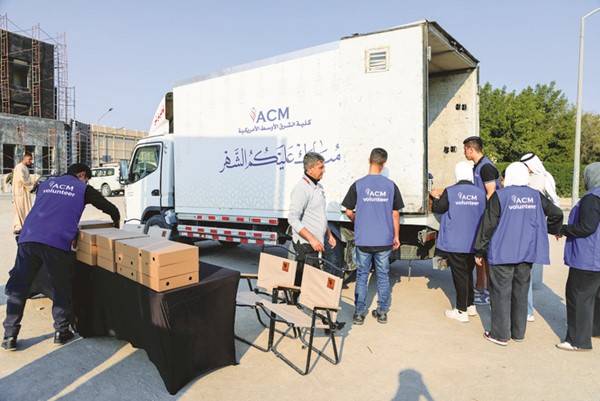 ACM توزع 500 وجبة إفطار في مبادرة رمضانية إنسانية