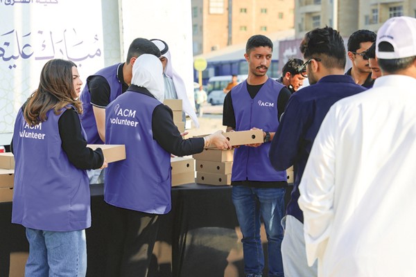 ACM توزع 500 وجبة إفطار في مبادرة رمضانية إنسانية
