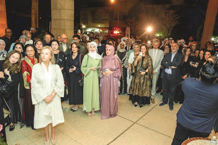 جانب من الحضور خلال الديوانية الفرانكفونية