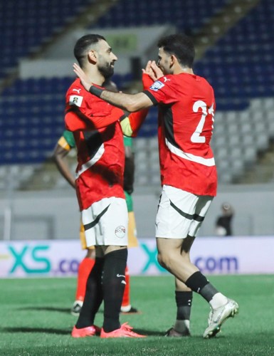 محمد صلاح وأحمد سيد زيزو صاحبا هدفي الفوز على إثيوبيا