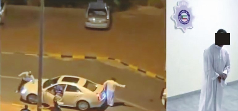 المتهم الذي ظهر في مقطع ڤيديو تم تداوله على مواقع التواصل