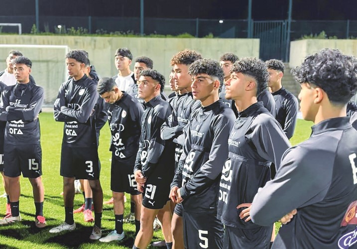 جانب من تدريب منتخب مصر تحت 17 عاما