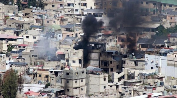  صورة أرشيفية لمخيم عين الحلوة الفلسطيني القريب من صيدا جنوب لبنان (محمود الطوي)