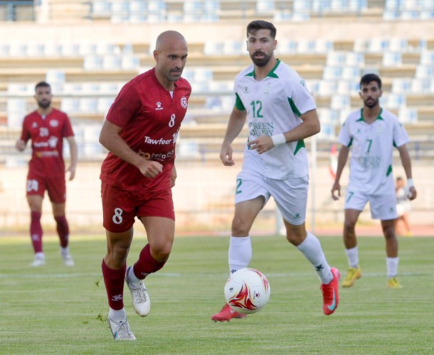 جانب من مباراة الأنصار والنجمة