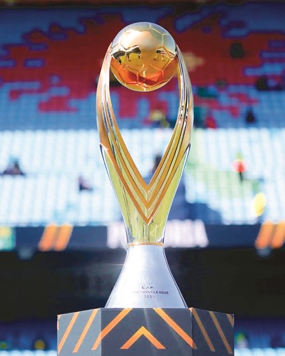 كأس دوري أبطال أفريقيا بتصميمها الجديد