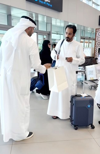 المشاركة في توديع الحجاج