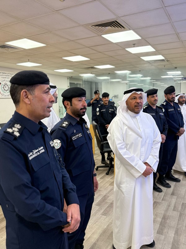 الشيخ عذبي الناصر مشيدا بجهود رجال الأمن