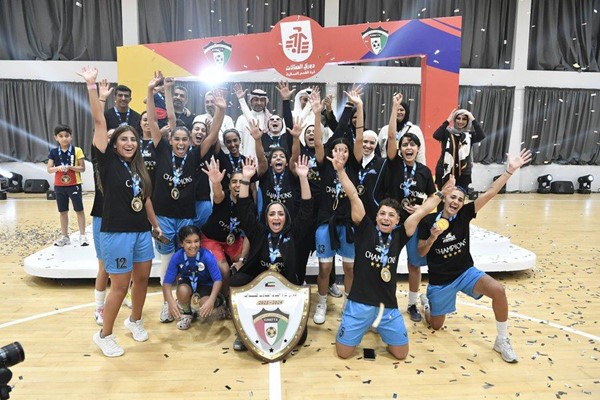 نادي الفتاة يتوج بطلاً لدوري كرة قدم الصالات للسيدات