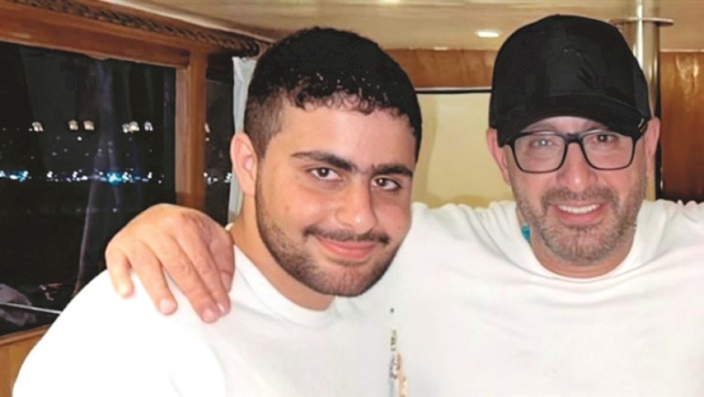 أحمد السقا وابنه حمزة