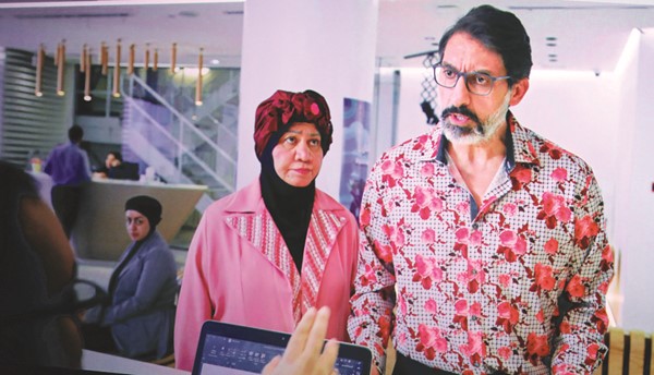 خالد خاسكيه في مشهد من فيلم فتح حساب