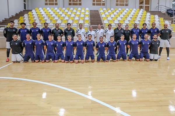 منتخب الصالات باشر تدريباته استعداداً لتصفيات كأس آسيا