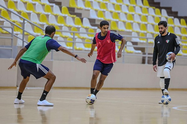 منتخب الصالات باشر تدريباته استعداداً لتصفيات كأس آسيا
