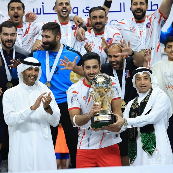للمرة الثالثة توالياً الكويت بطلاً لأندية اليد العربية