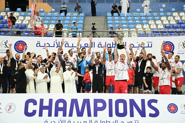للمرة الثالثة توالياً الكويت بطلاً لأندية اليد العربية