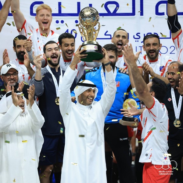 للمرة الثالثة توالياً الكويت بطلاً لأندية اليد العربية