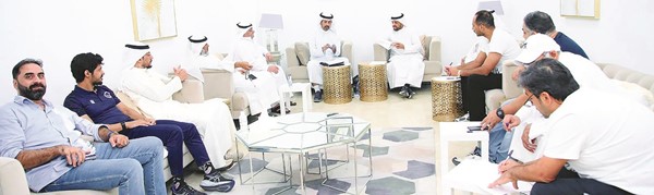 جانب من قرعة دوري الكرة الطائرة للموسم الجديد