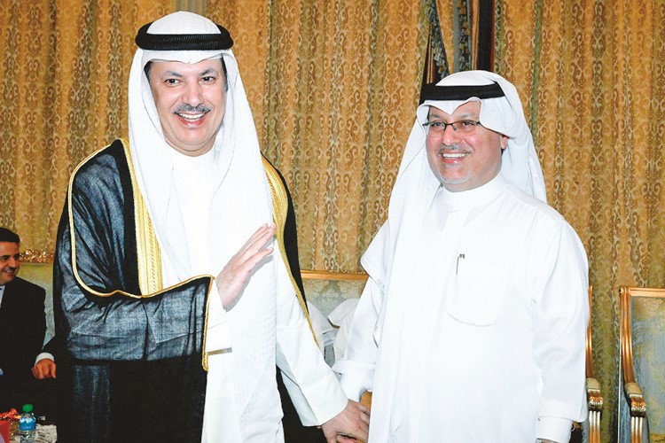فهد فلاح بن جامع وسفير البحرين صلاح المالكي