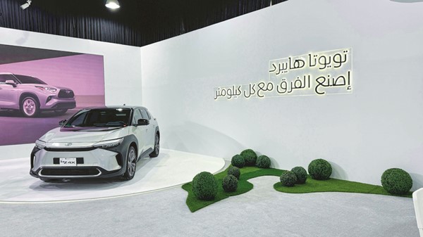 «الساير» و«تويوتا» تشاركان بجناح ضخم في معرض عالم السيارات 2025