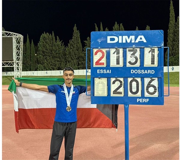 سعد الرشيدي حصد فضية سباق 800 متر