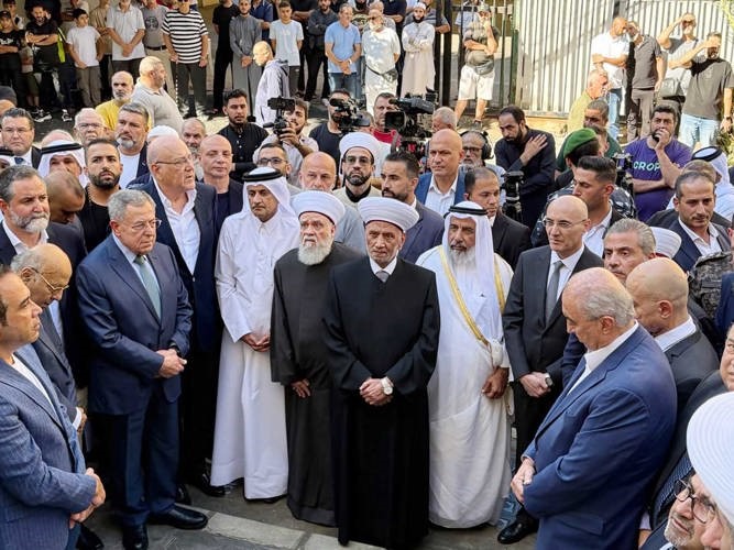 المفتي دريان في افتتاح مسجد الإمام الشافعي: نتوسم خيرا بتفعيل العمل المؤسساتي عبر الحكومة