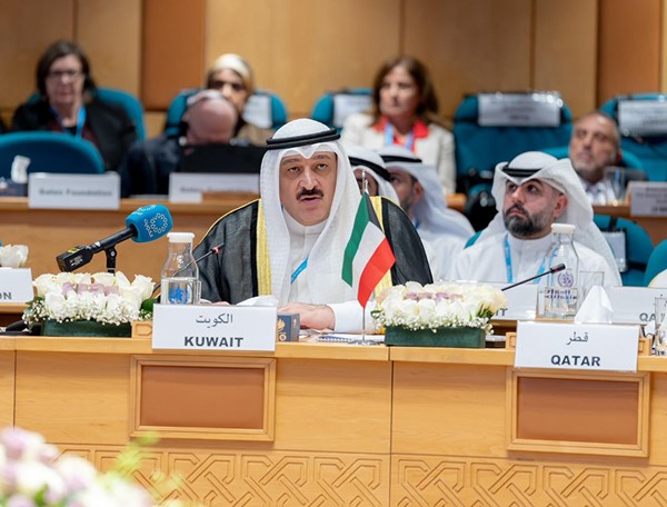 وزير الصحة د.أحمد العوضي يلقي كلمته الافتتاحية